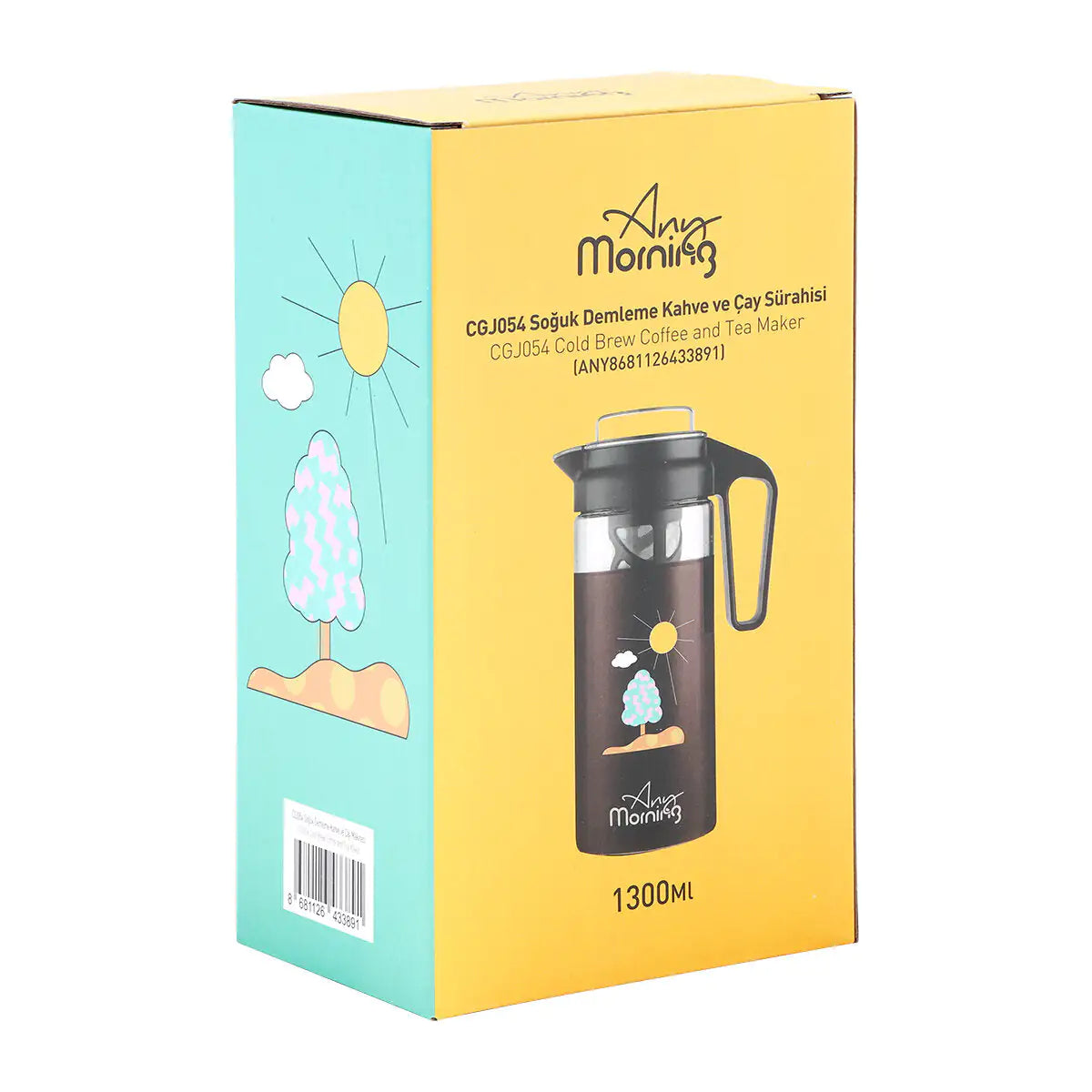 Any Day 1.3L Cold Brew Maker for Coffee and Tea