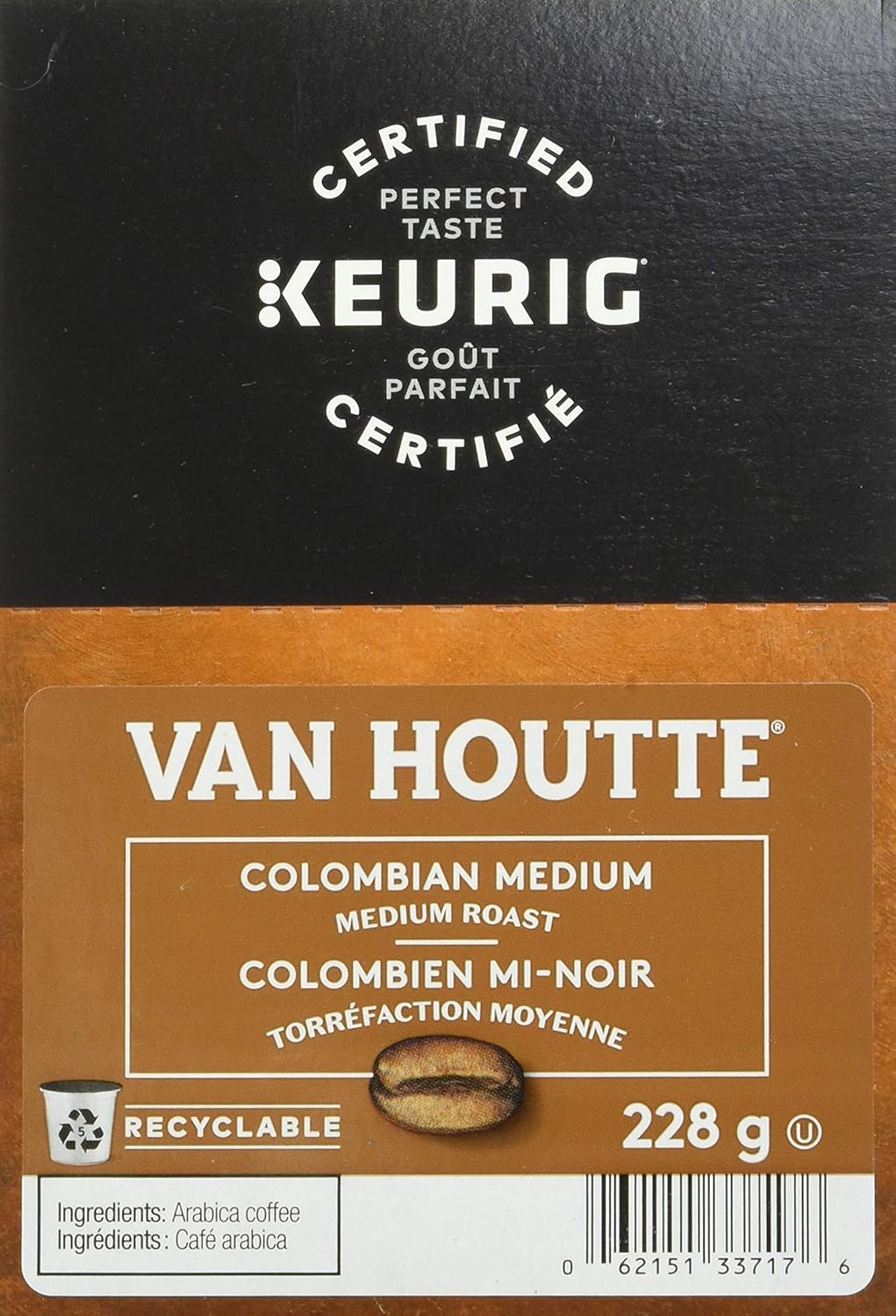 Van Houtte Colombian Medium Roast Coffee Pods – 24 Count Keurig K-Cups | Rich, Balanced & Smooth 100% Arabica Single-Serve Coffee