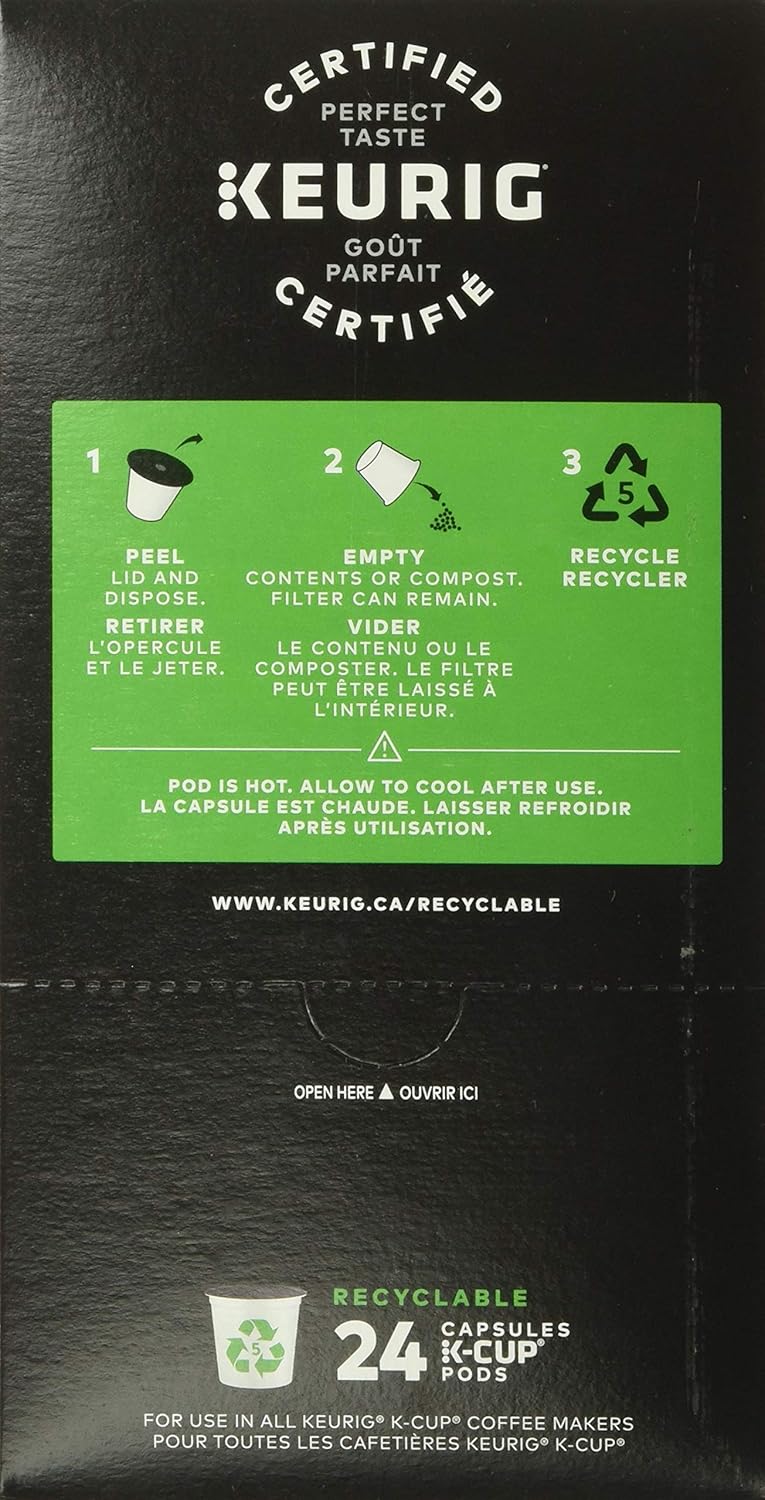 Van Houtte Colombian Medium Roast Coffee Pods – 24 Count Keurig K-Cups | Rich, Balanced & Smooth 100% Arabica Single-Serve Coffee