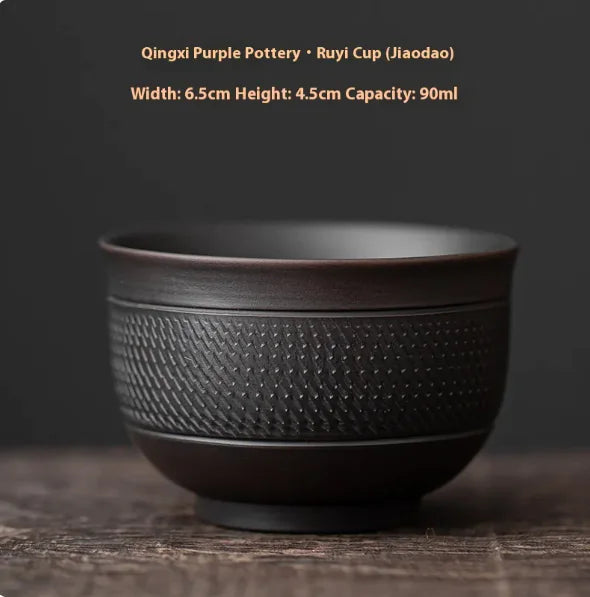 Qingxi Artisan Purple Clay Tea Cup