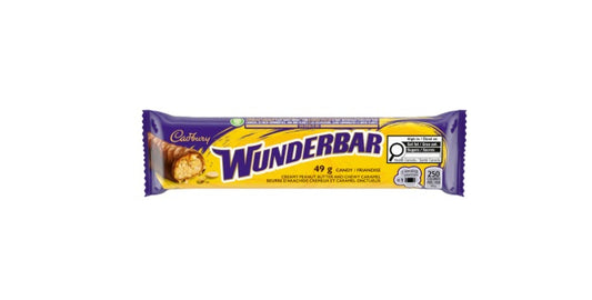 CADBURY Wunderbar Chocolate - Caramel - Individually Wrapped - 1.73 oz (49 g) - 24 Pack