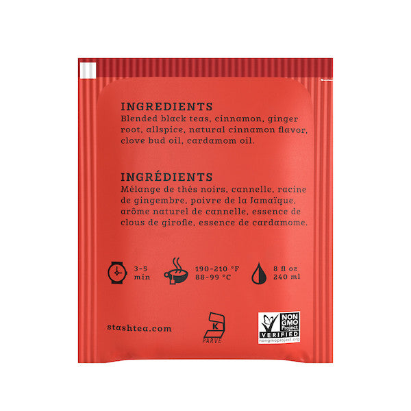 Stash Tea Chai Spice Tea (6x20 CT)