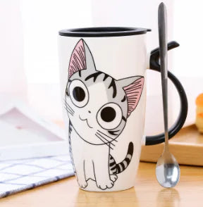 Cat Mug - Ceramic Coffee Cup