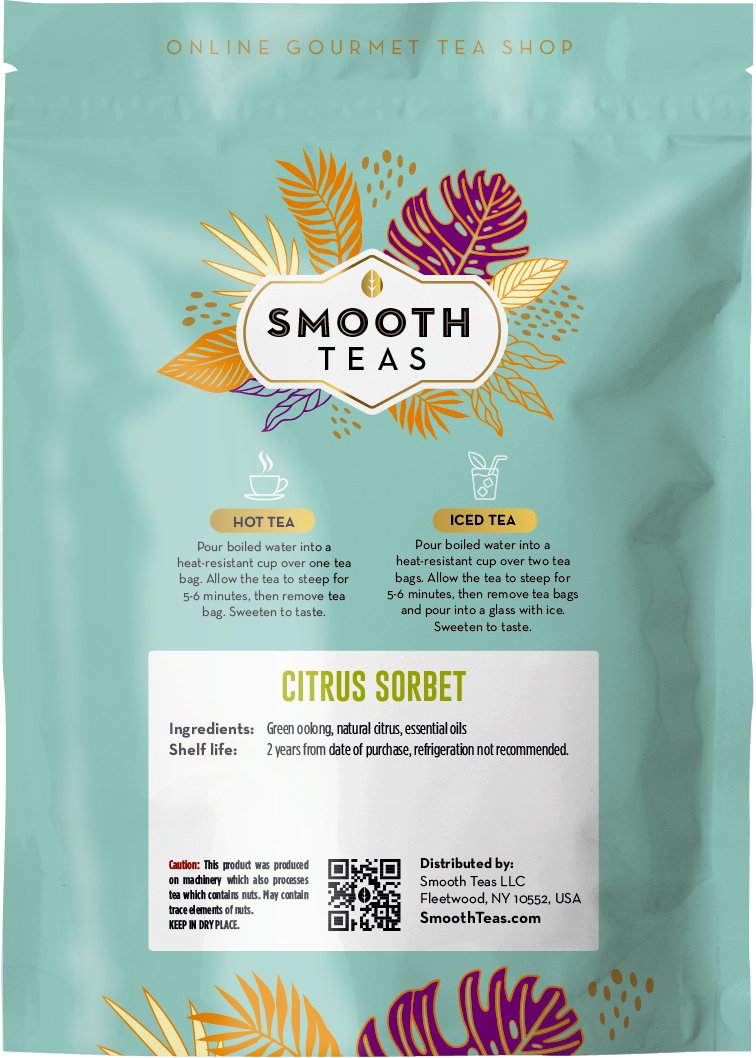 Citrus Sorbet Tea and a Huang Jin Gui tea base