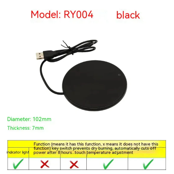 Portabel USB Coffee or Tea Heater For Home or Office