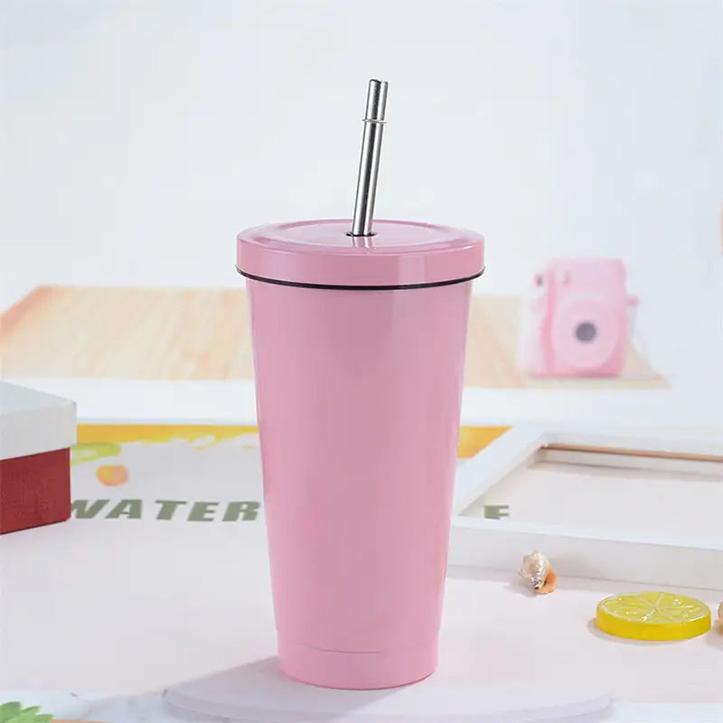 Stainless Steel 16oz Coffee Sippy Cup