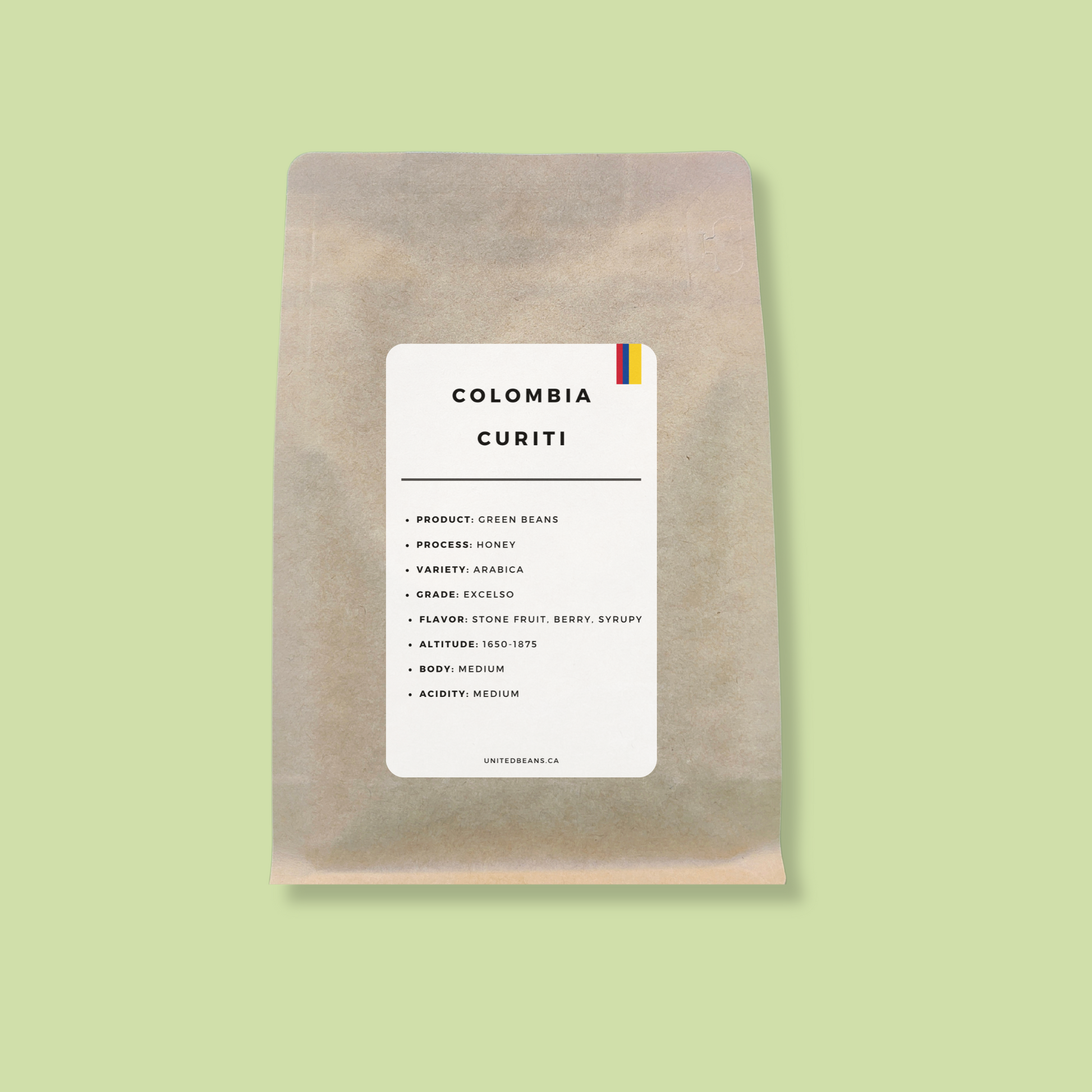 Green Coffee Beans | Colombia Curiti Honey-2