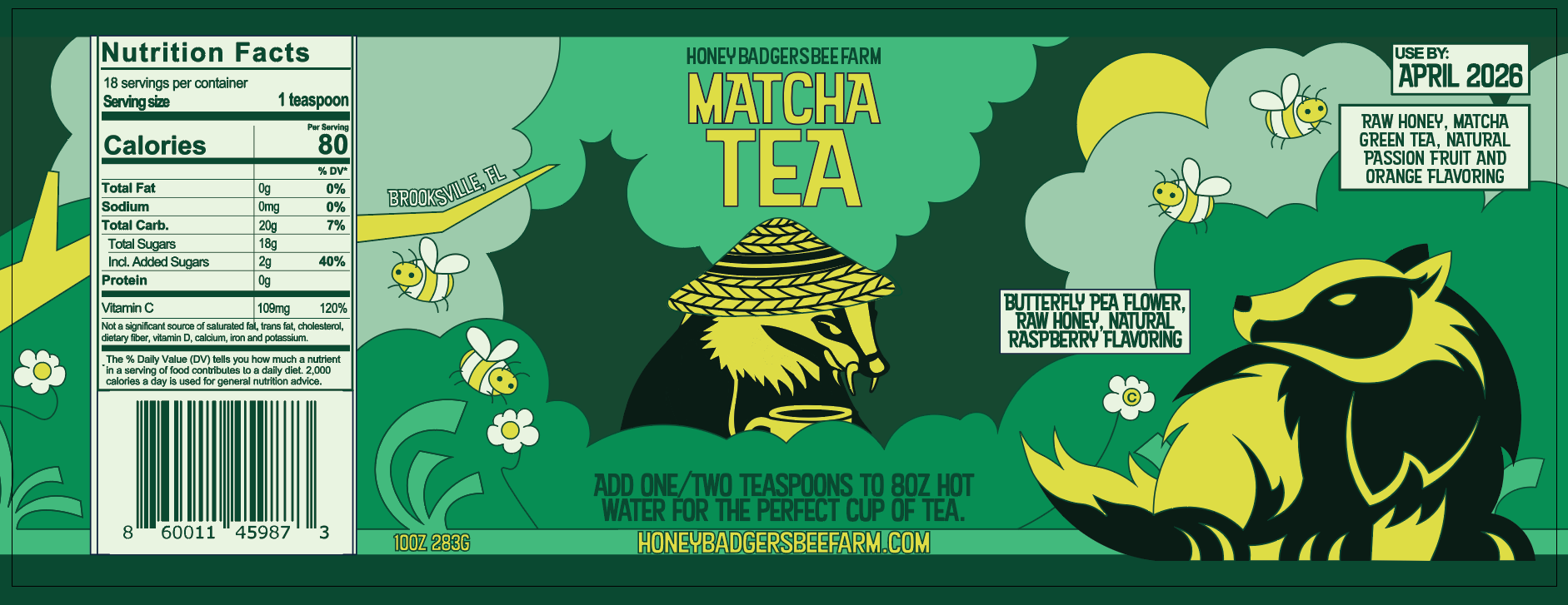 Matcha Green Honey Tea-2