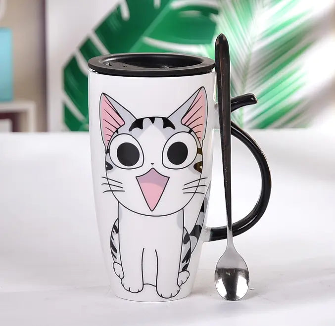 Cat Mug - Ceramic Coffee Cup