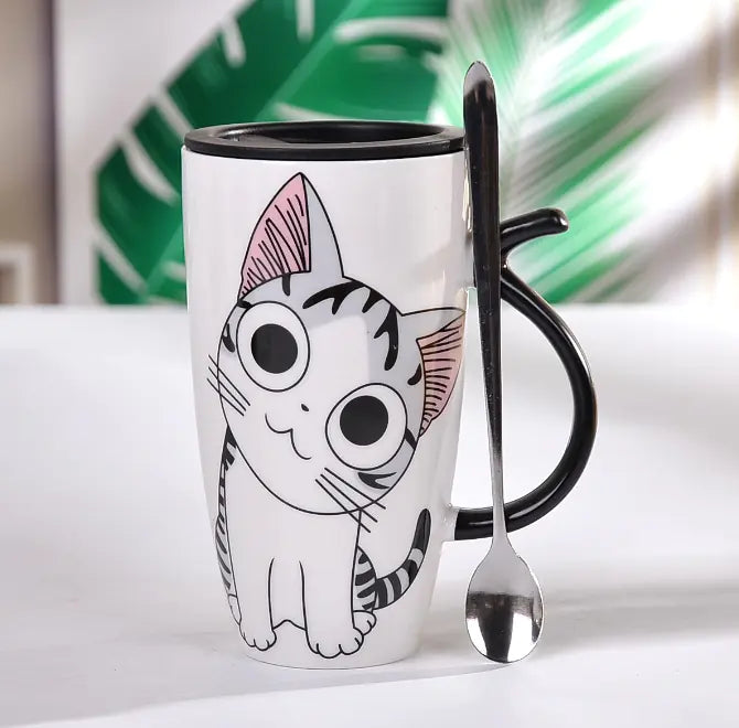 Cat Mug - Ceramic Coffee Cup