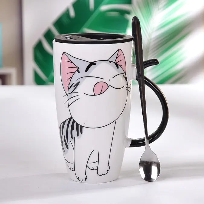 Cat Mug - Ceramic Coffee Cup