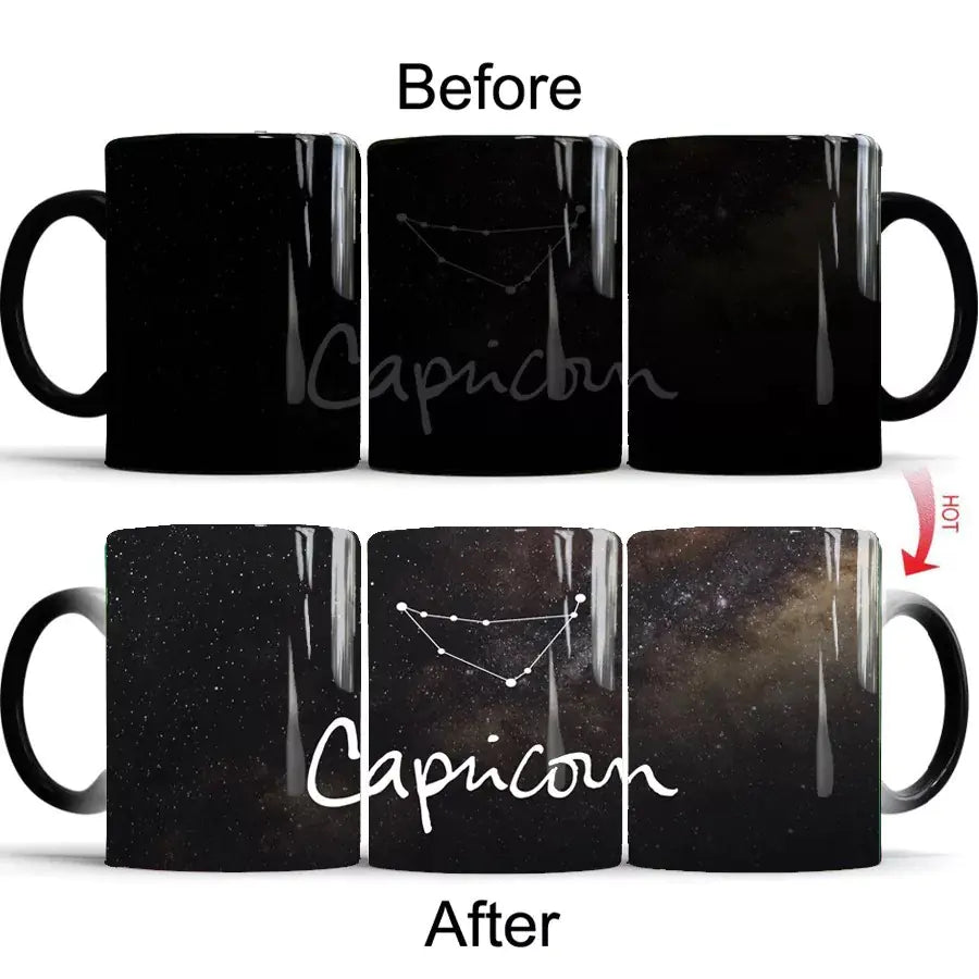 Ceramic Color Changing Constellation Coffee Mug