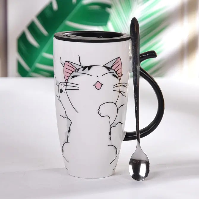 Cat Mug - Ceramic Coffee Cup