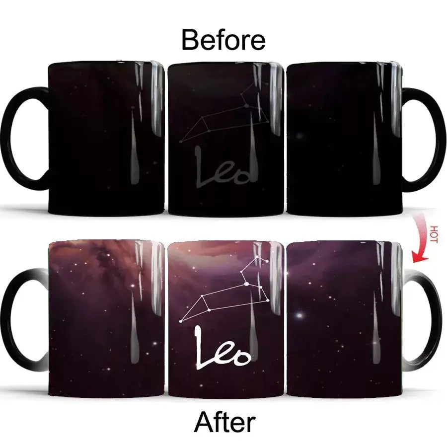 Ceramic Color Changing Constellation Coffee Mug