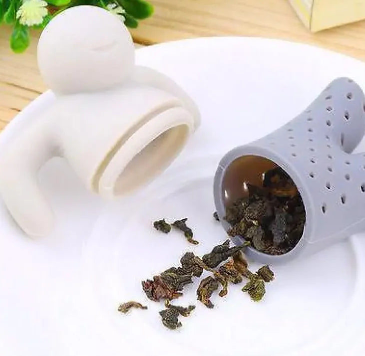 Silicone Human Shape Tea Strainer