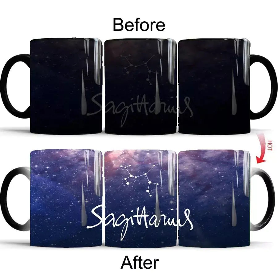 Ceramic Color Changing Constellation Coffee Mug