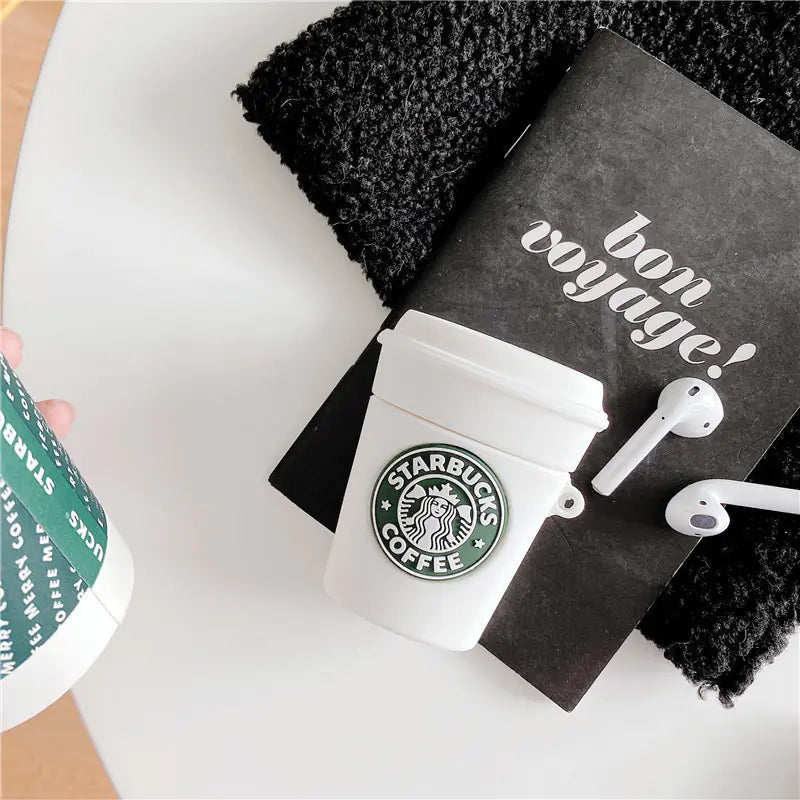 Creative Coffee Cup Headphone Case in Silicone (Starbucks)