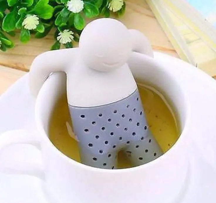 Silicone Human Shape Tea Strainer